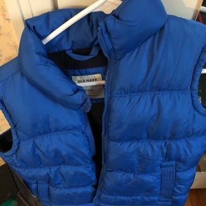 Old Navy Puffy Vest Royal Bluef